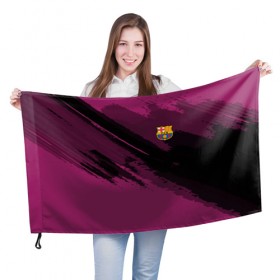Флаг 3D с принтом Barcelona sport в Екатеринбурге, 100% полиэстер | плотность ткани — 95 г/м2, размер — 67 х 109 см. Принт наносится с одной стороны | football | soccer | барселона
