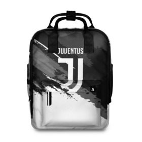 Женский рюкзак 3D с принтом JUVENTUS SPORT STYLE в Екатеринбурге, 100% полиэстер | лямки с регулируемой длиной, сверху ручки, чтобы рюкзак нести как сумку. Основное отделение закрывается на молнию, как и внешний карман. Внутри два дополнительных кармана, один из которых закрывается на молнию. По бокам два дополнительных кармашка, куда поместится маленькая бутылочка
 | football | soccer | ювентус