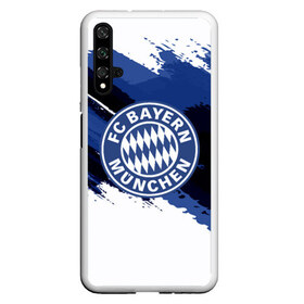 Чехол для Honor 20 с принтом BAYERN MUNCHEN SPORT STYLE в Екатеринбурге, Силикон | Область печати: задняя сторона чехла, без боковых панелей | Тематика изображения на принте: football | soccer | байерн