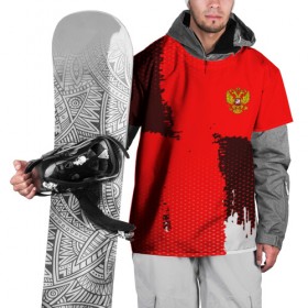 Накидка на куртку 3D с принтом RUSSIA SPORT RED в Екатеринбурге, 100% полиэстер |  | Тематика изображения на принте: 