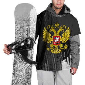 Накидка на куртку 3D с принтом RUSSIA COLLECTION BLACK 2018 в Екатеринбурге, 100% полиэстер |  | Тематика изображения на принте: 