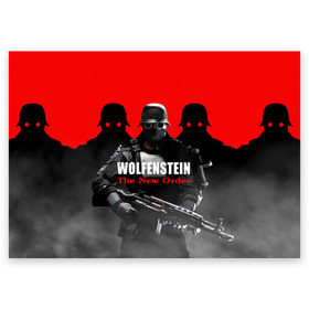 Поздравительная открытка с принтом Wolfenstein: The New Order в Екатеринбурге, 100% бумага | плотность бумаги 280 г/м2, матовая, на обратной стороне линовка и место для марки
 | Тематика изображения на принте: game | вильгельм череп штрассе | вольфенштайн: новый порядок | игра | игрок | молот евы | оружие | уильям бласковиц | шутер