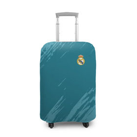 Чехол для чемодана 3D с принтом Real Madrid 2018 Original в Екатеринбурге, 86% полиэфир, 14% спандекс | двустороннее нанесение принта, прорези для ручек и колес | emirates | fc | real madrid | абстракция | реал мадрид | футбольный клуб | эмблема