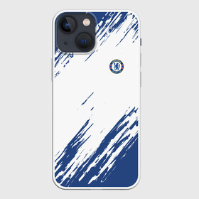 Чехол для iPhone 13 mini с принтом CHELSEA UNIFORM | ФОРМА ЧЕЛСИ в Екатеринбурге,  |  | chelsea | fc | football | football club | sport | спорт | спортивные | униформа | фирменные цвета | фк | футбол | футбольный клуб | челси