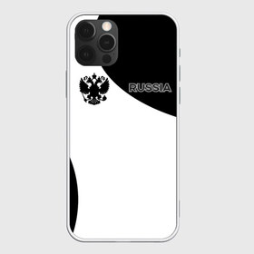 Чехол для iPhone 12 Pro Max с принтом Россия Black&White в Екатеринбурге, Силикон |  | russia | герб | орел | патриот | российский | россия | русский | символика | черно белый