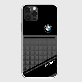 Чехол для iPhone 12 Pro с принтом BMW SPORT    в Екатеринбурге, силикон | область печати: задняя сторона чехла, без боковых панелей | bmw | бмв | марка | машины