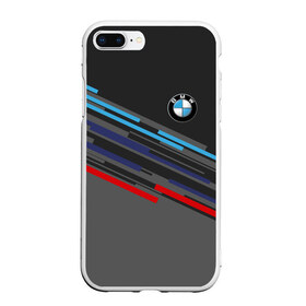 Чехол для iPhone 7Plus/8 Plus матовый с принтом BMW BRAND COLOR в Екатеринбурге, Силикон | Область печати: задняя сторона чехла, без боковых панелей | bmw | бмв | марка | машины