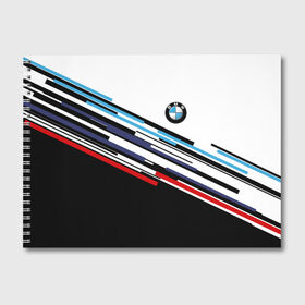 Альбом для рисования с принтом BMW BRAND COLOR в Екатеринбурге, 100% бумага
 | матовая бумага, плотность 200 мг. | bmw | bmw motorsport | bmw performance | carbon | m | motorsport | performance | sport | бмв | карбон | моторспорт | спорт