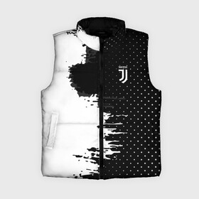 Женский жилет утепленный 3D с принтом Juventus uniform black 2018 в Екатеринбурге,  |  | Тематика изображения на принте: football | soccer | ювентус