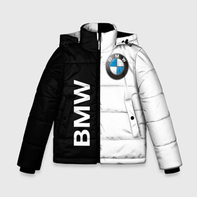 Зимняя куртка для мальчиков 3D с принтом BMW в Екатеринбурге, ткань верха — 100% полиэстер; подклад — 100% полиэстер, утеплитель — 100% полиэстер | длина ниже бедра, удлиненная спинка, воротник стойка и отстегивающийся капюшон. Есть боковые карманы с листочкой на кнопках, утяжки по низу изделия и внутренний карман на молнии. 

Предусмотрены светоотражающий принт на спинке, радужный светоотражающий элемент на пуллере молнии и на резинке для утяжки | ag | bayerische | beba | bimmer | bmw | freude am fahren | motoren | werke | автомобиль | баварские моторные заводы | беха | бимер | биммер | бмв | бмвшка | бумер | бэха | машина | немецкий | тачка