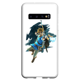 Чехол для Samsung Galaxy S10 с принтом The Legend of Zelda в Екатеринбурге, Силикон | Область печати: задняя сторона чехла, без боковых панелей | воин | ганон | зельда | игра | легенда | линк | лук | оружие | приключения | рыцарь | стрела