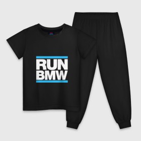 Детская пижама хлопок с принтом Run BMW в Екатеринбурге, 100% хлопок |  брюки и футболка прямого кроя, без карманов, на брюках мягкая резинка на поясе и по низу штанин
 | Тематика изображения на принте: 