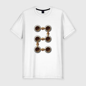 Мужская футболка премиум с принтом Табула раса в Екатеринбурге, 92% хлопок, 8% лайкра | приталенный силуэт, круглый вырез ворота, длина до линии бедра, короткий рукав | 