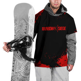 Накидка на куртку 3D с принтом RAINBOW SIX SIEGE OUTBREAK в Екатеринбурге, 100% полиэстер |  | Тематика изображения на принте: 
