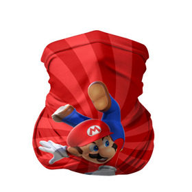Бандана-труба 3D с принтом Super Mario в Екатеринбурге, 100% полиэстер, ткань с особыми свойствами — Activecool | плотность 150‒180 г/м2; хорошо тянется, но сохраняет форму | nintendo | марио | нинтендо