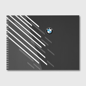 Альбом для рисования с принтом BMW SPORT в Екатеринбурге, 100% бумага
 | матовая бумага, плотность 200 мг. | auto | bmw | motorsport | авто | автомобиль | автомобильные | бмв | бренд | марка | машины | моторспорт | спорт