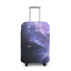 Чехол для чемодана 3D с принтом Сияние звёзд в Екатеринбурге, 86% полиэфир, 14% спандекс | двустороннее нанесение принта, прорези для ручек и колес | nebula | space | star | астрономия | вселенная | звезды | космический | космос | планеты