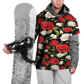 Накидка на куртку 3D с принтом Rose Fashion в Екатеринбурге, 100% полиэстер |  | 
