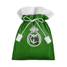 Подарочный 3D мешок с принтом FC Real Madrid в Екатеринбурге, 100% полиэстер | Размер: 29*39 см | football | soccer | реал мадрид