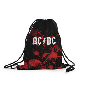 Рюкзак-мешок 3D с принтом AC/DC в Екатеринбурге, 100% полиэстер | плотность ткани — 200 г/м2, размер — 35 х 45 см; лямки — толстые шнурки, застежка на шнуровке, без карманов и подкладки | ac dc | acdc | acdc ас дс | австралийская | ангус янг | асдс | блюз | группа | крис слэйд | метал | молния | музыка | музыканты | певцы | рок | рок н ролл | стиви янг | хард | хардрок | эксл роуз