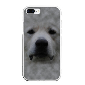 Чехол для iPhone 7Plus/8 Plus матовый с принтом Лабрадор в Екатеринбурге, Силикон | Область печати: задняя сторона чехла, без боковых панелей | голова | животные | лабрадор | пес | природа | собака | собачка | щенок