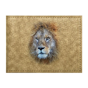 Обложка для студенческого билета с принтом Лев в Екатеринбурге, натуральная кожа | Размер: 11*8 см; Печать на всей внешней стороне | голова | животные | кошка | лев | львица | природа | хищник
