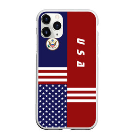 Чехол для iPhone 11 Pro Max матовый с принтом USA (США) в Екатеринбурге, Силикон |  | Тематика изображения на принте: us | usa | америка | американец | американка | американцы | америки | герб | доллар | знак | надпись | патриот | полосы | символ | соединенные | страна | сша | флаг | флага | цвета | штаты