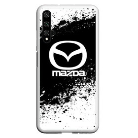 Чехол для Honor 20 с принтом Mazda abstract sport в Екатеринбурге, Силикон | Область печати: задняя сторона чехла, без боковых панелей | Тематика изображения на принте: auto | automobile | car | machine | mazda | motor | motor car | sport car | автомашина | бренд | легковой автомобиль | мазда | марка | спортивный автомобиль | тачка