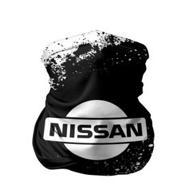 Бандана-труба 3D с принтом Nissan abstract sport в Екатеринбурге, 100% полиэстер, ткань с особыми свойствами — Activecool | плотность 150‒180 г/м2; хорошо тянется, но сохраняет форму | Тематика изображения на принте: motor | nissan | авто | лого | машина | ниссан | тачка