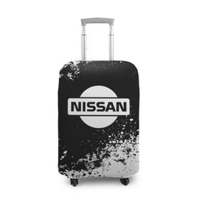 Чехол для чемодана 3D с принтом Nissan abstract sport в Екатеринбурге, 86% полиэфир, 14% спандекс | двустороннее нанесение принта, прорези для ручек и колес | Тематика изображения на принте: motor | nissan | авто | лого | машина | ниссан | тачка