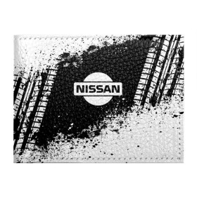 Обложка для студенческого билета с принтом Nissan abstract sport в Екатеринбурге, натуральная кожа | Размер: 11*8 см; Печать на всей внешней стороне | Тематика изображения на принте: motor | nissan | авто | лого | машина | ниссан | тачка