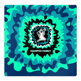 Магнитный плакат 3Х3 с принтом Haunted Family в Екатеринбурге, Полимерный материал с магнитным слоем | 9 деталей размером 9*9 см | 