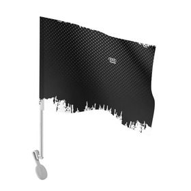 Флаг для автомобиля с принтом Audi abstract black 2018 в Екатеринбурге, 100% полиэстер | Размер: 30*21 см | audi | auto | automobile | car | machine | motor | motor car | sport car | автомашина | ауди | бренд | легковой автомобиль | марка | спортивный автомобиль | тачка