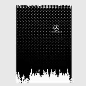 Скетчбук с принтом Mercedes abstract black 2018 в Екатеринбурге, 100% бумага
 | 48 листов, плотность листов — 100 г/м2, плотность картонной обложки — 250 г/м2. Листы скреплены сверху удобной пружинной спиралью | auto | automobile | car | machine | mercedes | motor | motor car | sport car | автомашина | бренд | легковой автомобиль | марка | спортивный автомобиль | тачка