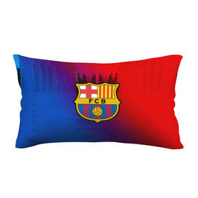 Подушка 3D антистресс с принтом FC Barcelona color sport в Екатеринбурге, наволочка — 100% полиэстер, наполнитель — вспененный полистирол | состоит из подушки и наволочки на молнии | football | soccer | барселона