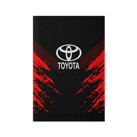 Обложка для паспорта матовая кожа с принтом TOYOTA SPORT COLLECTION в Екатеринбурге, натуральная матовая кожа | размер 19,3 х 13,7 см; прозрачные пластиковые крепления | auto | automobile | car | machine | motor | motor car | sport car | toyota | автомашина | бренд | легковой автомобиль | марка | спортивный автомобиль | тачка