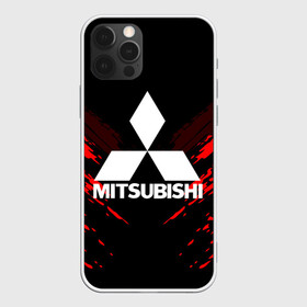 Чехол для iPhone 12 Pro с принтом MITSUBISHI SPORT COLLECTION в Екатеринбурге, силикон | область печати: задняя сторона чехла, без боковых панелей | Тематика изображения на принте:  машина | марка | митсубиси