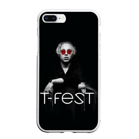 Чехол для iPhone 7Plus/8 Plus матовый с принтом T-Fest_2 в Екатеринбурге, Силикон | Область печати: задняя сторона чехла, без боковых панелей | Тематика изображения на принте: t fest | tfest | незборецкий | т фест | тифест