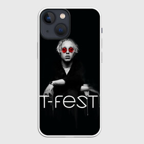 Чехол для iPhone 13 mini с принтом T Fest_2 в Екатеринбурге,  |  | Тематика изображения на принте: t fest | tfest | незборецкий | т фест | тифест