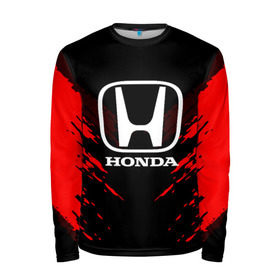 Мужской лонгслив 3D с принтом HONDA SPORT COLLECTION в Екатеринбурге, 100% полиэстер | длинные рукава, круглый вырез горловины, полуприлегающий силуэт | auto | automobile | car | honda | machine | motor | motor car | sport car | автомашина | бренд | легковой автомобиль | марка | спортивный автомобиль | тачка | хонда