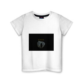 Детская футболка хлопок с принтом dark_3 в Екатеринбурге, 100% хлопок | круглый вырез горловины, полуприлегающий силуэт, длина до линии бедер | dark | netflix | тьма