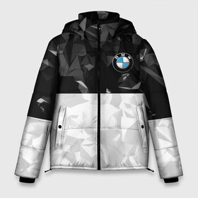 Мужская зимняя куртка 3D с принтом BMW BLACK COLLECTION в Екатеринбурге, верх — 100% полиэстер; подкладка — 100% полиэстер; утеплитель — 100% полиэстер | длина ниже бедра, свободный силуэт Оверсайз. Есть воротник-стойка, отстегивающийся капюшон и ветрозащитная планка. 

Боковые карманы с листочкой на кнопках и внутренний карман на молнии. | auto | bmw | motorsport | авто | автомобиль | автомобильные | бмв | бренд | марка | машины | моторспорт | спорт