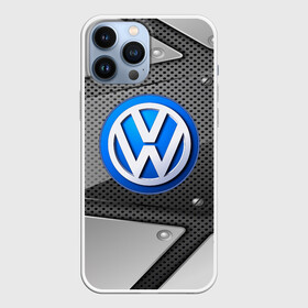 Чехол для iPhone 13 Pro Max с принтом Volkswagen metalic 2018 в Екатеринбурге,  |  | auto | automobile | car | carbon | machine | motor | motor car | sport car | volkswagen | автомашина | бренд | легковой автомобиль | марка | спортивный автомобиль | тачка