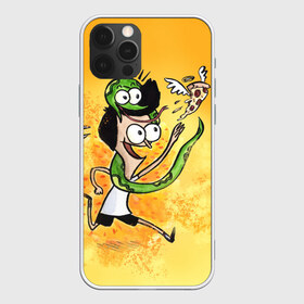 Чехол для iPhone 12 Pro Max с принтом Sanjay Craig and pizza в Екатеринбурге, Силикон |  | sanjay and craig | крейг | мультфильм | санджей