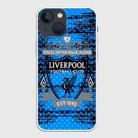 Чехол для iPhone 13 mini с принтом Liverpool sport uniform в Екатеринбурге,  |  | football | soccer | ливерпуль