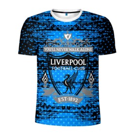 Мужская футболка 3D спортивная с принтом Liverpool sport uniform в Екатеринбурге, 100% полиэстер с улучшенными характеристиками | приталенный силуэт, круглая горловина, широкие плечи, сужается к линии бедра | Тематика изображения на принте: football | soccer | ливерпуль
