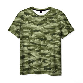 Мужская футболка 3D с принтом Камуфляж с крокодилами в Екатеринбурге, 100% полиэфир | прямой крой, круглый вырез горловины, длина до линии бедер | аллигатор | африка | болото | животные | кайман | крокодил | милитари | паттерн | проесмыкающиеся | хаки | хищники
