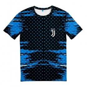 Мужская футболка 3D с принтом Juventus abstract collection в Екатеринбурге, 100% полиэфир | прямой крой, круглый вырез горловины, длина до линии бедер | football | soccer | ювентус