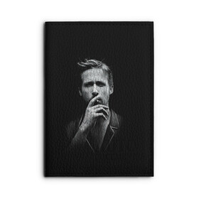 Обложка для автодокументов с принтом Ryan Gosling в Екатеринбурге, натуральная кожа |  размер 19,9*13 см; внутри 4 больших “конверта” для документов и один маленький отдел — туда идеально встанут права | ryan gosling | актер | райан гослинг