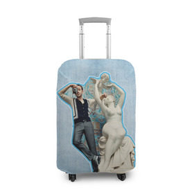 Чехол для чемодана 3D с принтом Райан Гослинг_11 в Екатеринбурге, 86% полиэфир, 14% спандекс | двустороннее нанесение принта, прорези для ручек и колес | ryan gosling | актер | райан гослинг